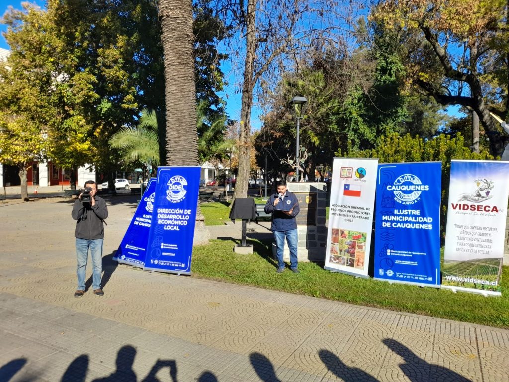 Comercio Justo en la Plaza de Armas de Cauquenes