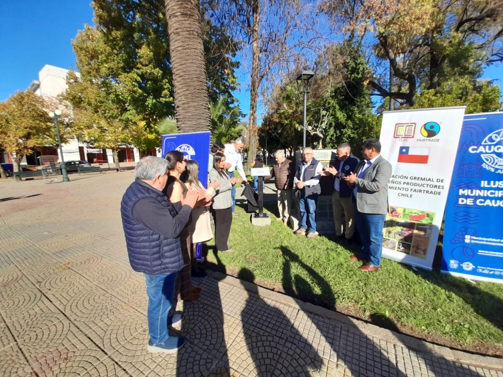 Comercio Justo en la Plaza de Armas de Cauquenes